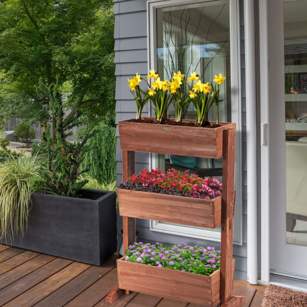 Tiltable Flower Rack