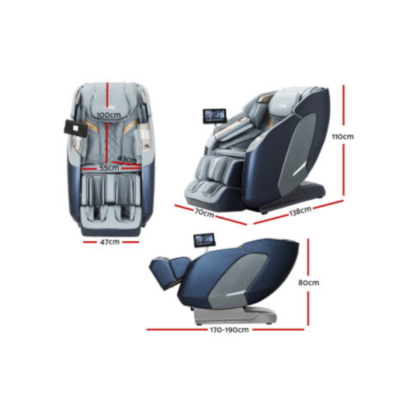 Royal Heated Massage Chair | Zero Gravity Recliner | 150Kg Weight Capacity